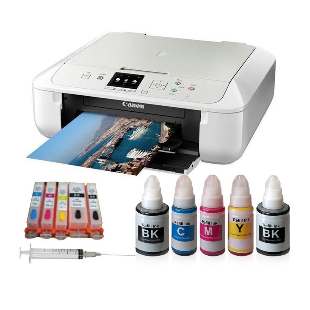 CANON MG5751WH VE KOLAY DOLAN KARTUŞ SİSTEMİ (1 Sayfa Renkli Baskı 0,02 TL)