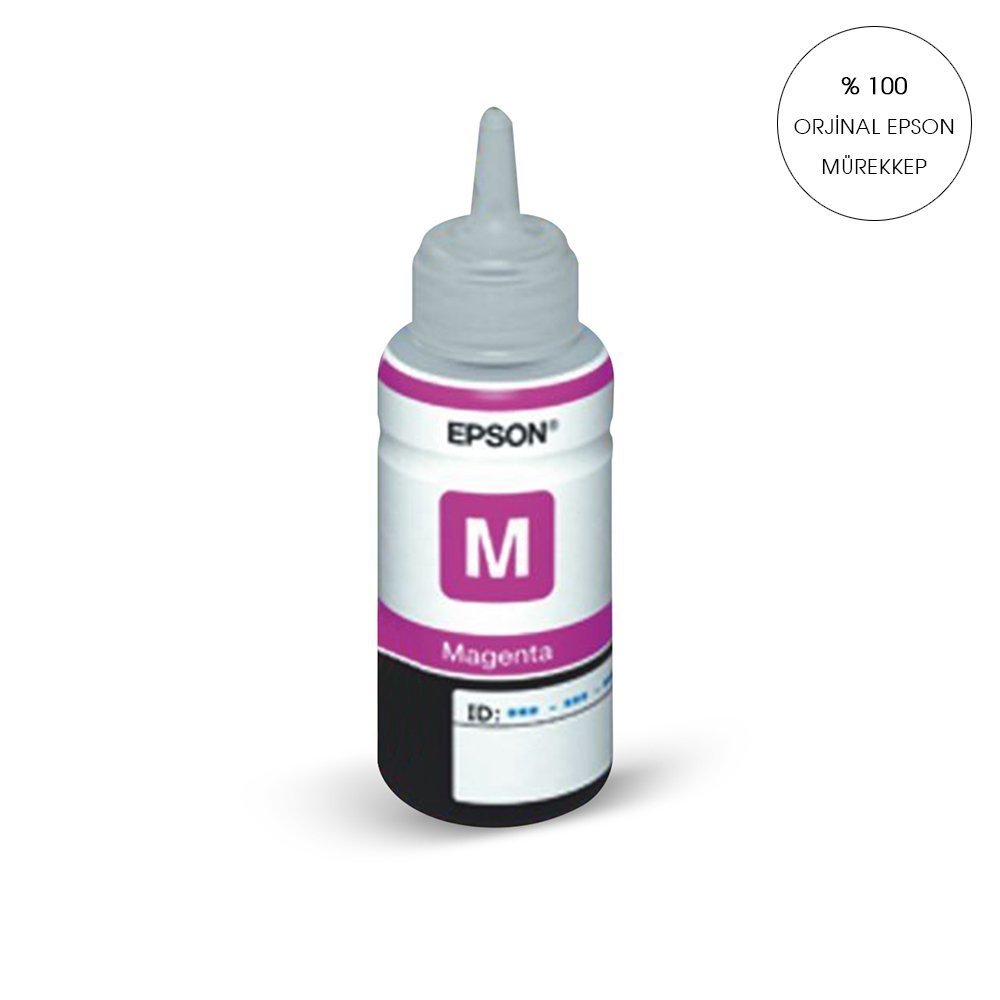 ORİJİNAL KIRMIZI Epson L3050/L3060 için ve 4 RENKLİ TÜM EPSON YAZICILAR İÇİN 70 ml. T6643 Mürekkep
