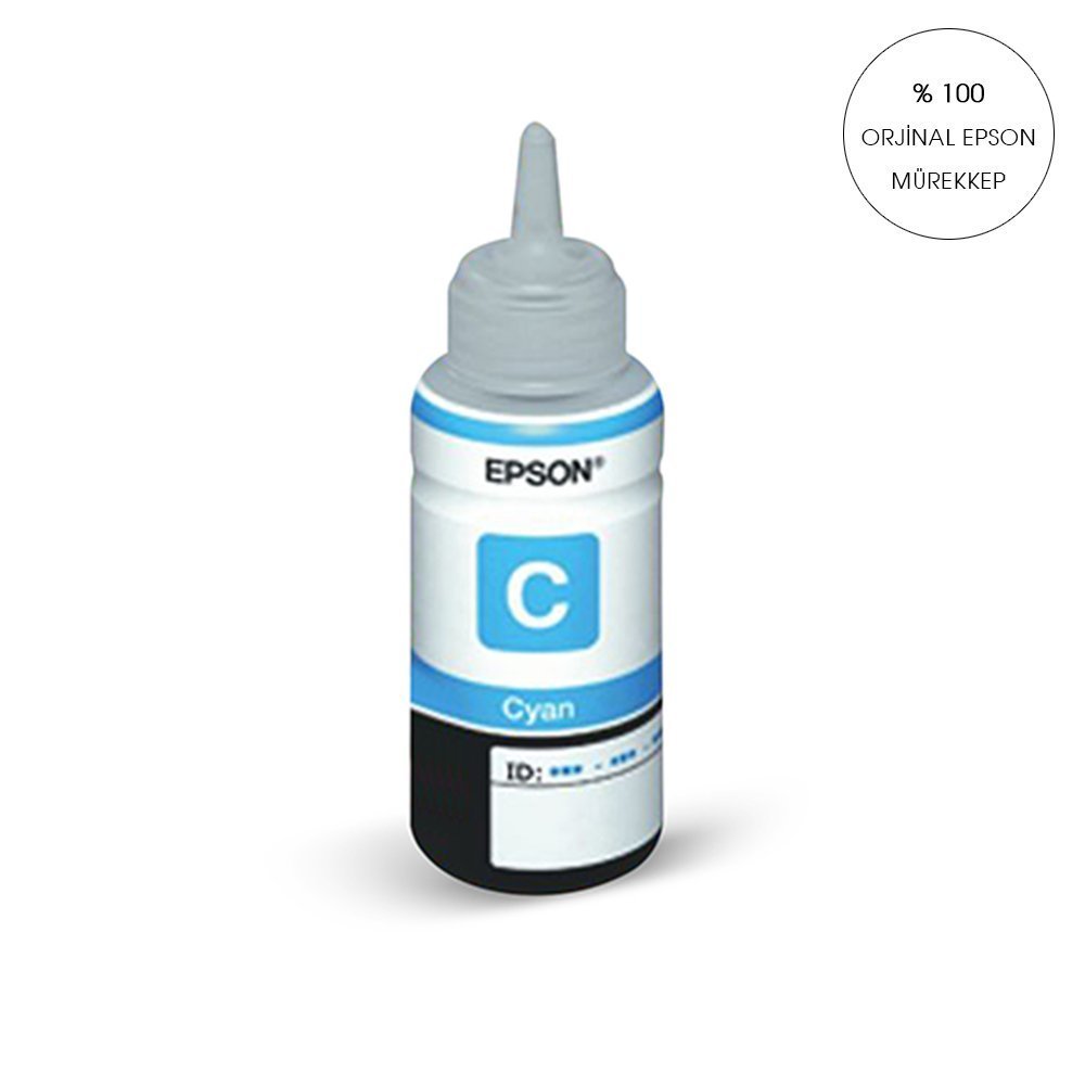 ORİJİNAL MAVİ Epson Epson L200/L220/L300/L210/ L355/L550/L1300/L382/L386/L565/L655/L605/L310/L3050/L3060/L3070 için T6642 70 ml Mürekkep