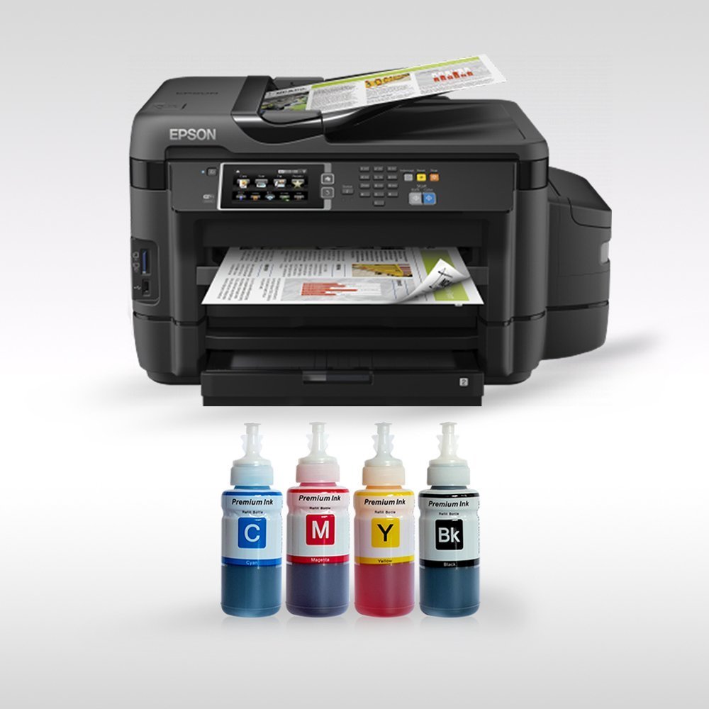 Epson L1455 PHOTOINK Mürekkepli Yazıcı Bitmeyen Kartuşlu A3 Yazıcı (1 Sayfa Renkli Baskı 0,02 TL)