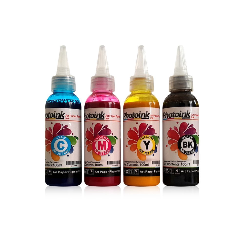 100 ml. 4 RENK KUŞE MATBAA MÜREKKEBİ