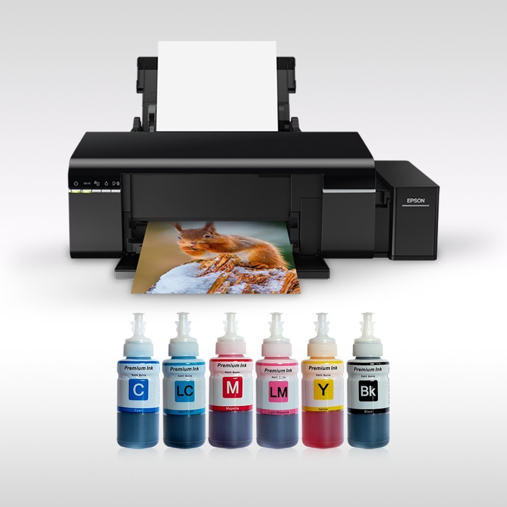 Epson L805 Photoink 6 Renk Bitmeyen Kartuşlu (1 Sayfa Renkli Baskı 0,01 TL)