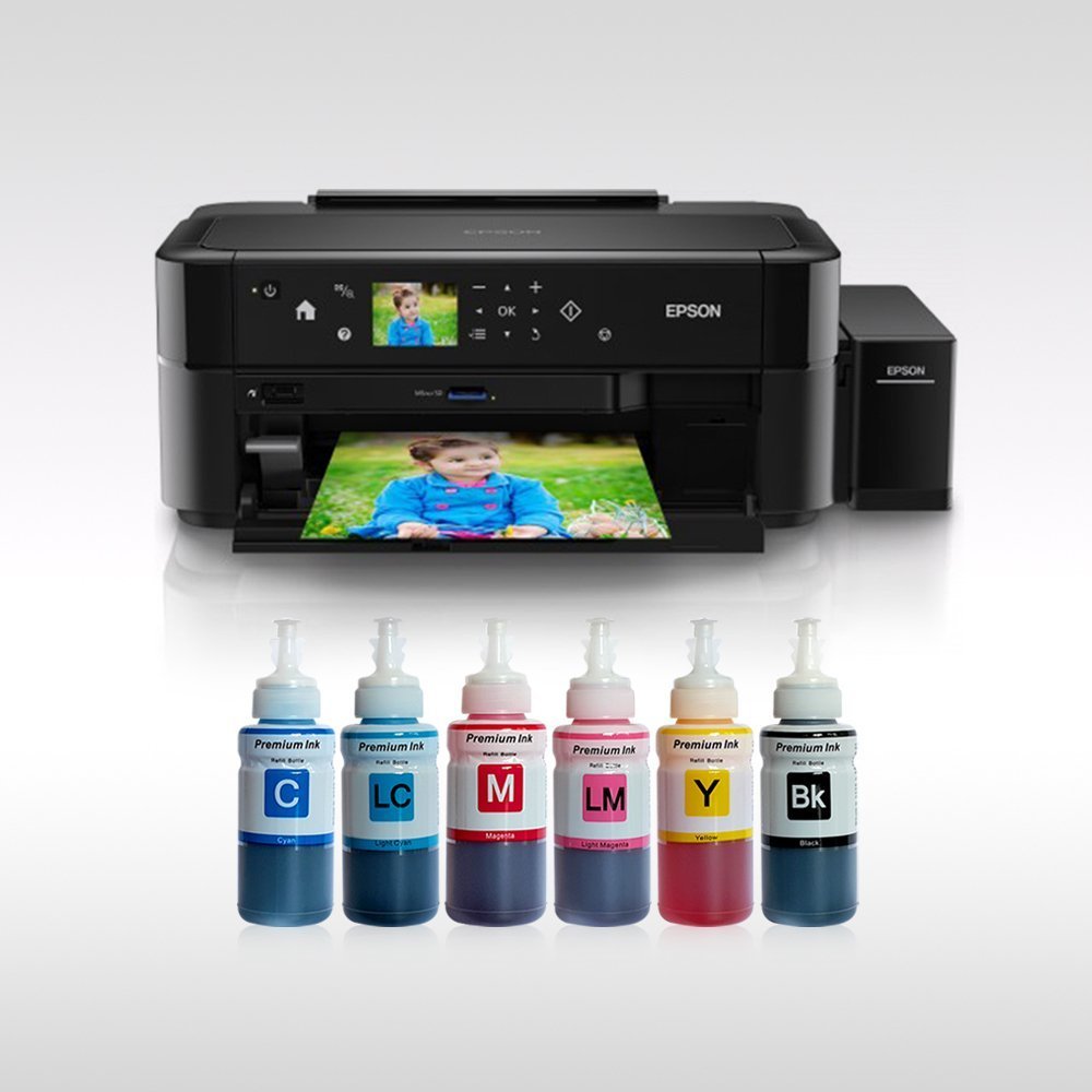 Epson L810 Photoink 6 Renk Bitmeyen Kartuşlu (1 Sayfa Renkli Baskı 0,01 TL)