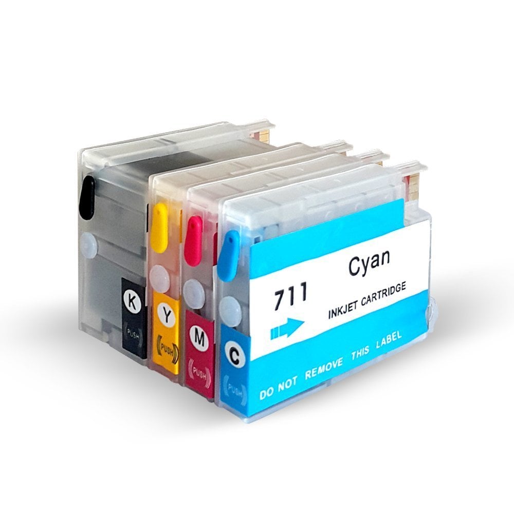 HP 711 (HP Designjet) UYUMLU Kolay Dolan Kartuşlar - T120/ T520/ CQ890A