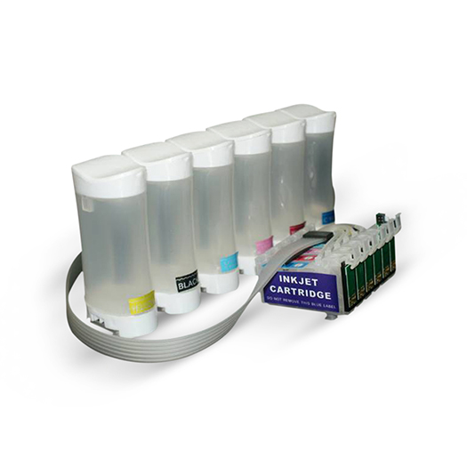 EPSON T0801-T0806 (V6,12 Chip) UYUMLU BİTMEYEN KARTUŞ SİSTEMİ