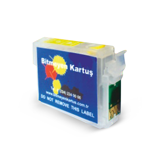 EPSON T0714 SARI UYUMLU Kolay Dolan Kartuş (DOLU) -D78/ D92/ DX4000/ DX4450/ DX6050/ DX7450/ DX9400/ BX6000/ SX100/ SX115/ SX218/ SX405/ SX515/ DX4050/ DX5000/ DX7000/ DX8400/ DX9400/ S20/ SX105/ SX200/ SX400/ SX415/ SX600/ BX300/ BX310/ SX110/ SX20/ SX1