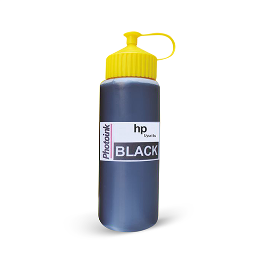 HP Plotter için uyumlu 500 ml Photo Black Mürekkep (PHOTOINK Akıllı Mürekkep)