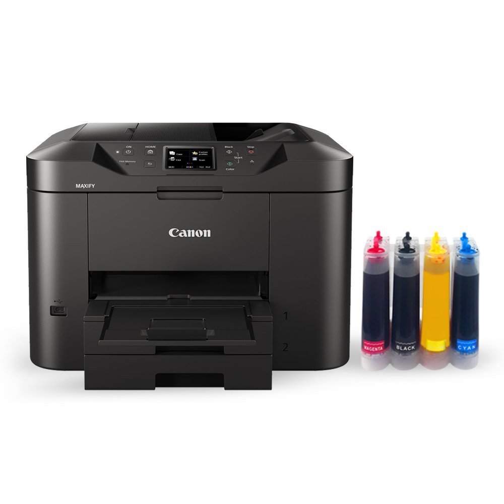 Bitmeyen Kartuşlu Canon Maxify MB2750-Hızlı Yazıcı Mini Matbaa - Pigment