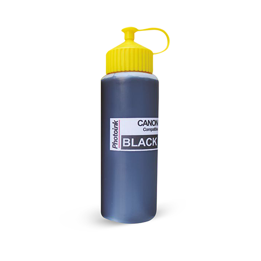 CANON / HP UYUMLU 500 ml. SİYAH GIDA Mürekkebi