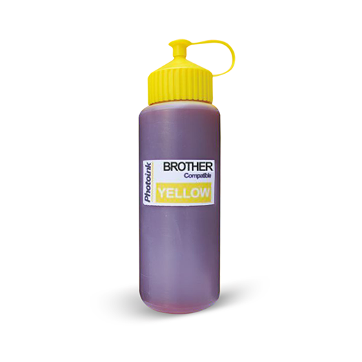 Brother Yazıcılar için uyumlu 500 ml Sarı Mürekkep (PHOTOINK Akıllı Mürekkep) - T300/T310/T500/T510/T800/T810/T910