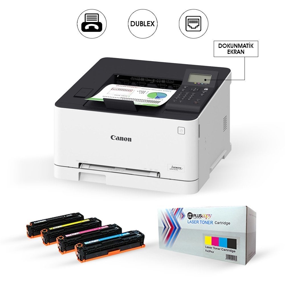 CANON LBP613CDW EU SFP MUADİL TONERLİ HIZLI YAZICI (1 Sayfa Baskı 0,05 TL)