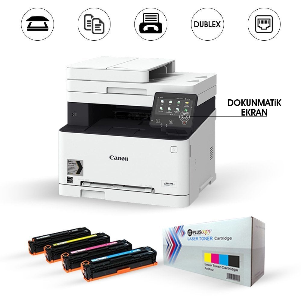 CANON MF635CX MUADİL TONERLİ HIZLI YAZICI (1 Sayfa Baskı 0,05 TL)