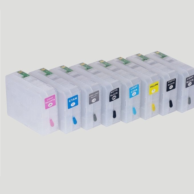 Epson SureColor SC -P800  Epson T8502-T8509 9 Renk Kolay Dolan Kartuş (Dolu)