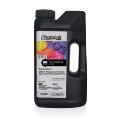 DX5 ve DX7/5113 Kafalar için 1000 ml SİYAH BLACK UV Mürekkep (Sert ve Yumuşak Zemin) T-ERF