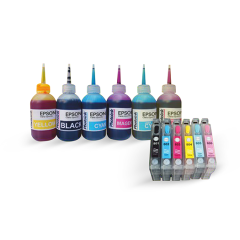 EPSON T0801-T0806 UYUMLU Dolan Kartuş Seti - DOLU Claria MÜREKKEPLİ - P50/ PX650/ PX660/ PX700/ PX720/ PX800/ PX810/ PX830/ R265/ R285/ R360/ RX560/ RX585/ RX685