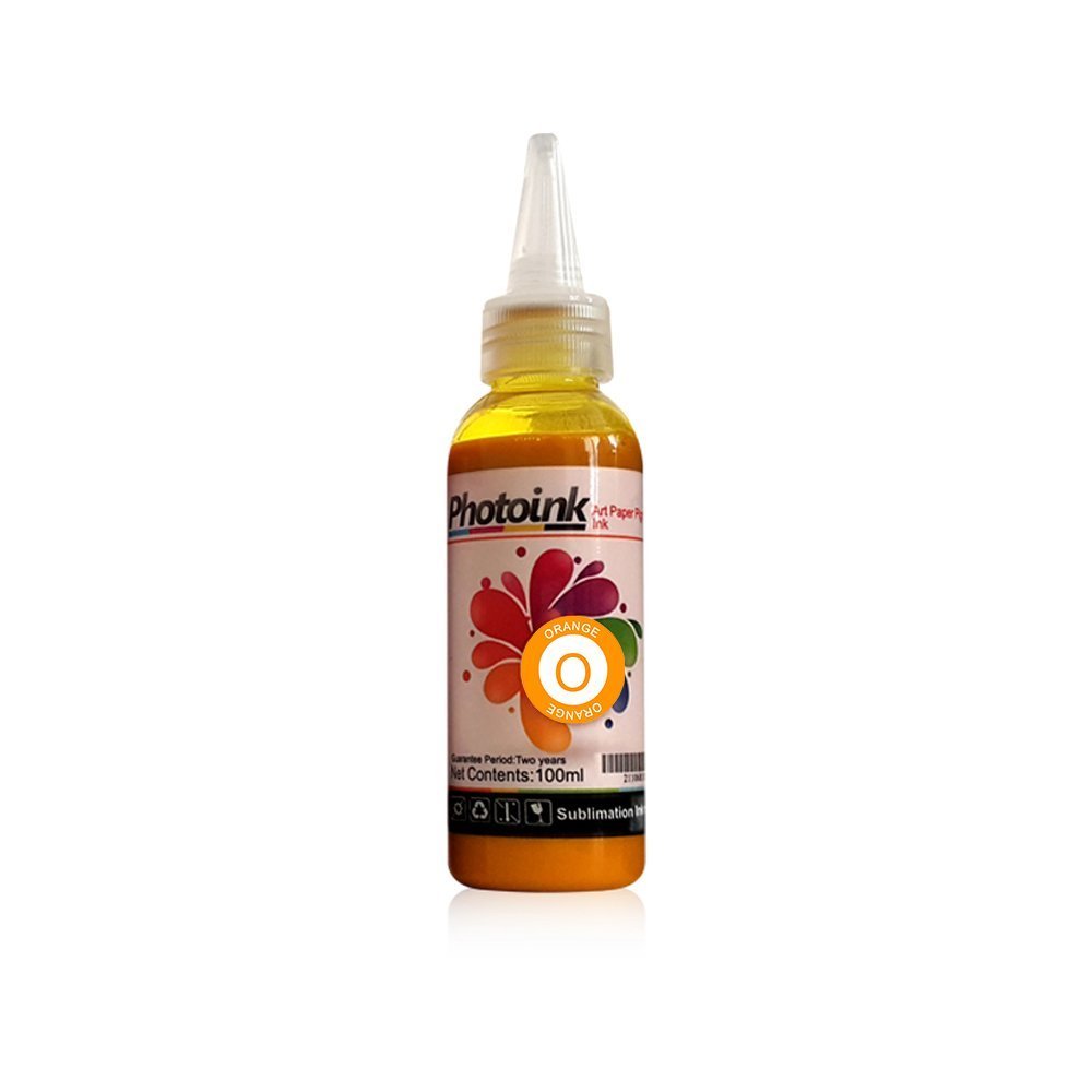 Süblimasyon-Transfer Baskı için 100 Gr ORANGE Mürekkep
