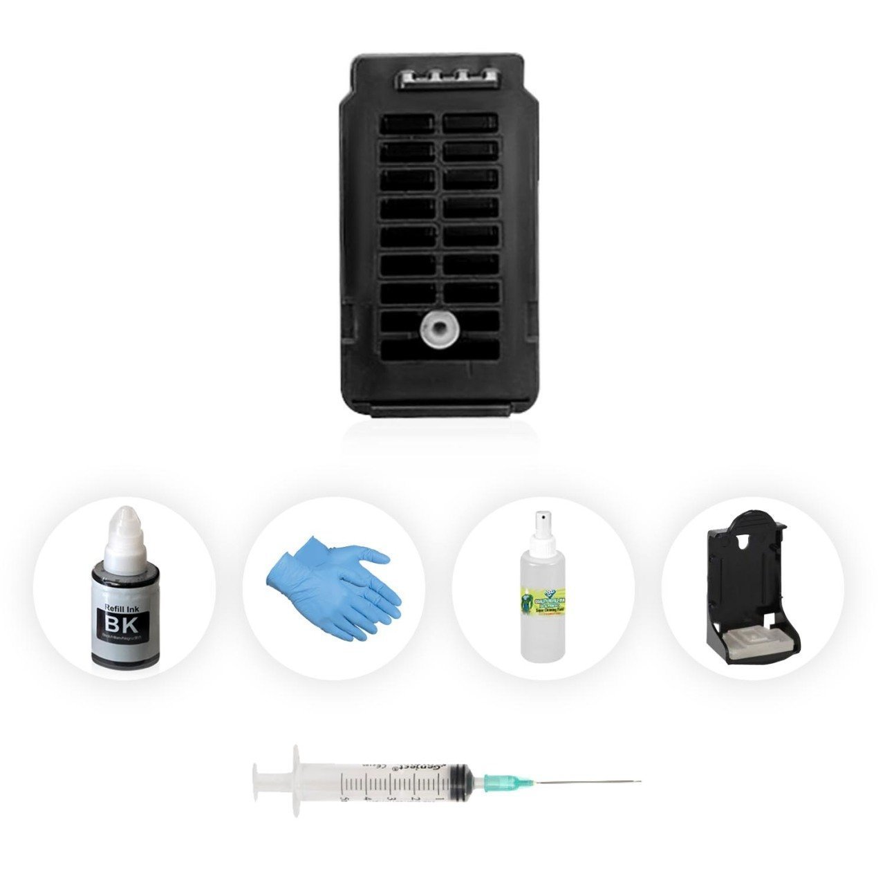 Canon PG-545 Siyah Tıpalı Kartuş ve 20 Dolumluk Yedek Dolum Seti