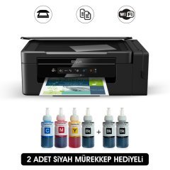 Epson ECOTANK ITS L3050 Photoink Mürekkepli Yazıcı 4 Renk Bitmeyen Kartuşlu (2 Siyah Mürekkep Hediyeli) (Epson L386 Yerine Çıkan Yeni Model)
